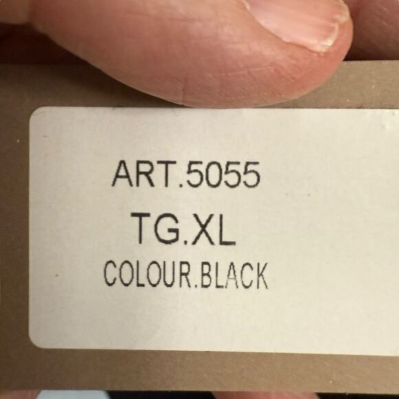 Carla Conti Dress Shift Black Made In Italy Sleeveless XL Witchy Gothic Goth - Picture 5 of 10